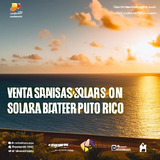 Venta De Baterías Solares En Puerto Rico