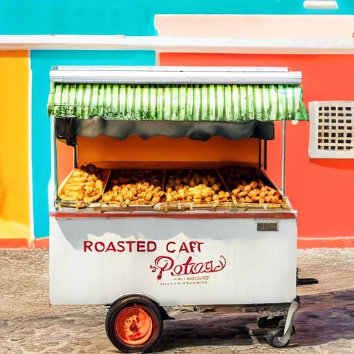 Carrito De Papas Asadas En Venta En Puerto Rico