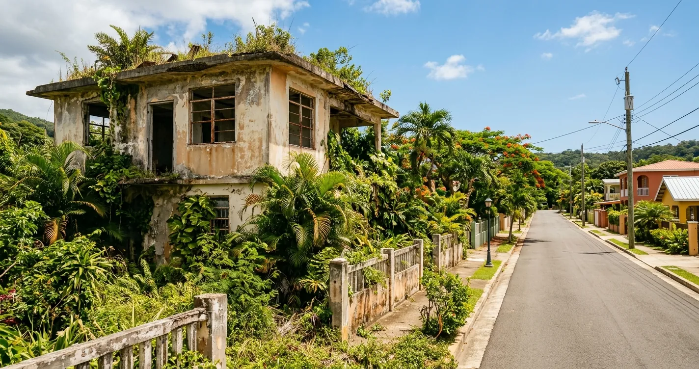 Listado de estorbos públicos en Puerto Rico - Propiedad abandonada en municipio de PR
