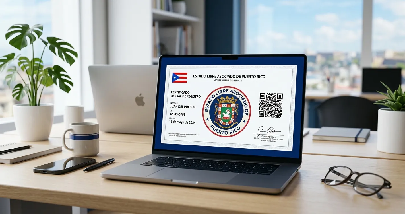 Certificado de buena conducta Puerto Rico - solicitud online 2026