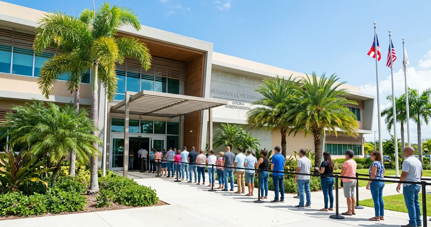 Oficinas de desempleo en Puerto Rico - edificio del Departamento del Trabajo y Recursos Humanos