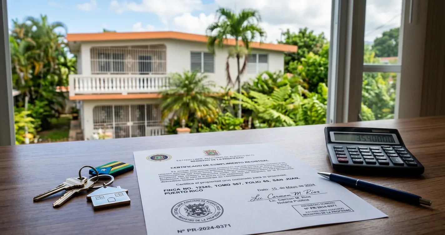 Certificado de deuda del CRIM en Puerto Rico - certificación de contribuciones sobre la propiedad