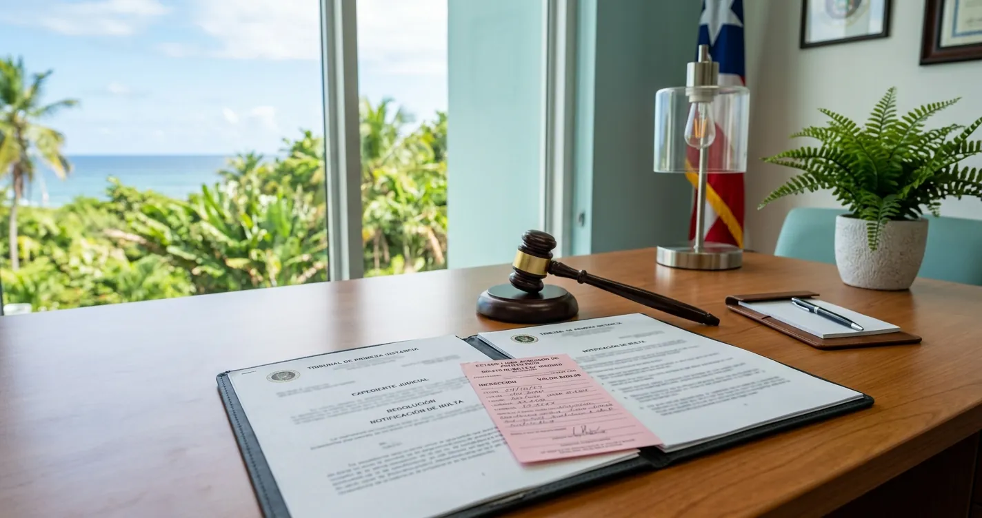 Apelar multas de tránsito en Puerto Rico - recurso de revisión ante el tribunal DTOP