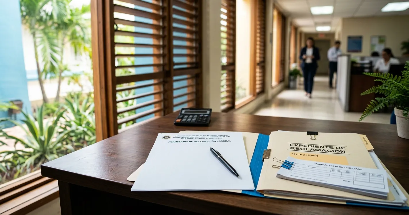 Querella laboral en Puerto Rico - Formulario de reclamación ante el Departamento del Trabajo