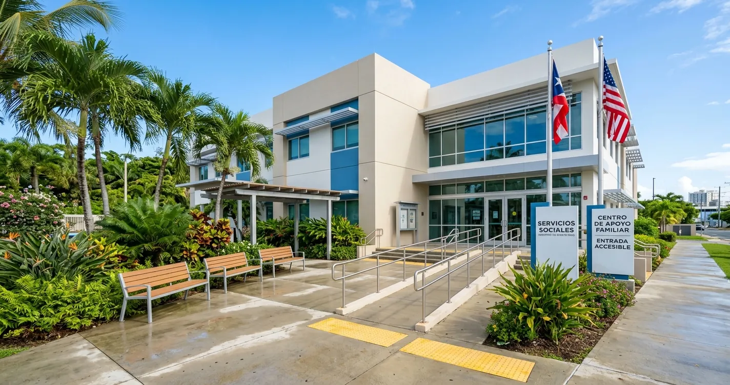 Departamento de la Familia en Puerto Rico - Edificio de oficinas de servicios sociales del gobierno